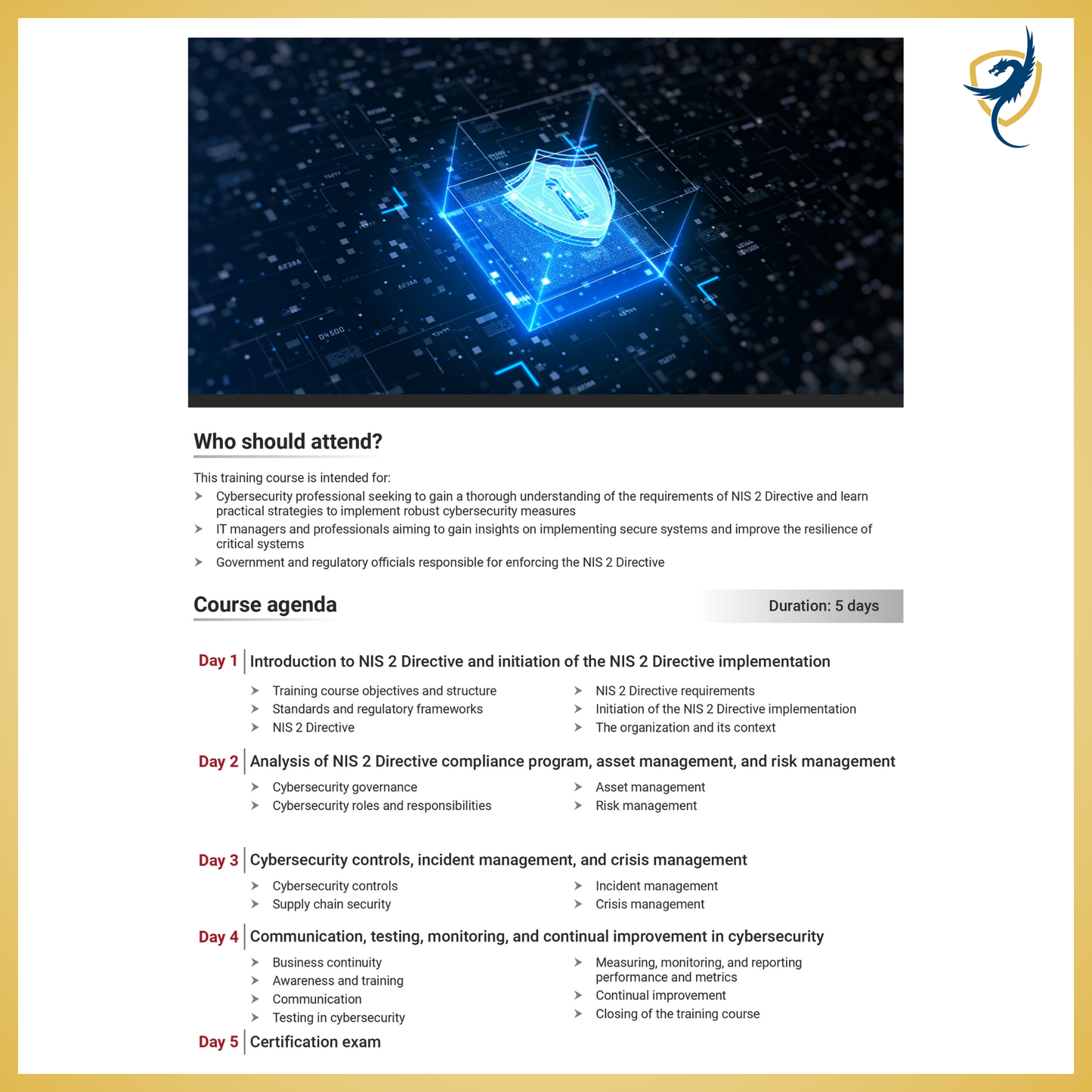 NIS 2 Directive Lead Implementer (PECB Certification)